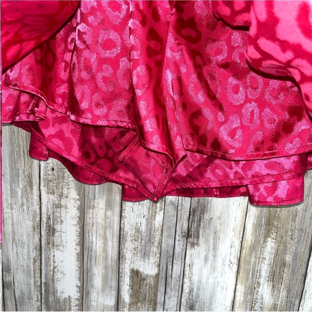 Entro Pink Cheetah High Waisted Skort - Picture 3 of 4